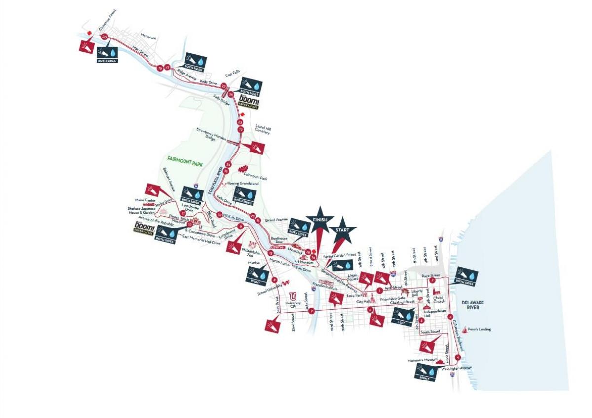 Philadelphia maraton mapu 2015