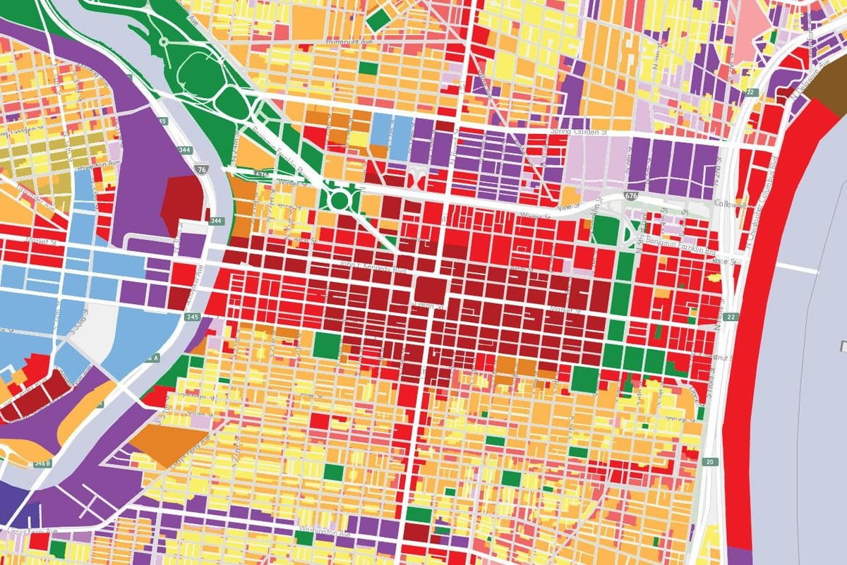 geodetske karte Philadelphiji