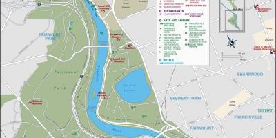 Mapa istoriji park Philadelphiji
