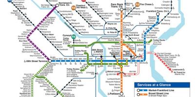 Philly mapa metroa