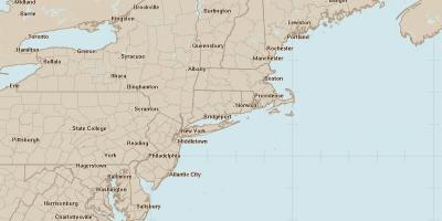 Radar mapu Philadelphiji