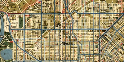 Ulična mapa, Philadelphia